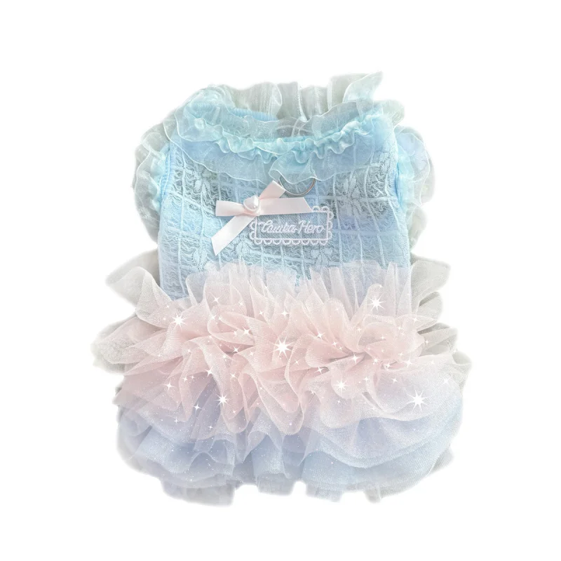 Fashion Chihuahua Pet Dress Gauze Skirt Small Pet Clothing Bichon Pomeranian Dog Fairy Dress Pet Cat Dog Clothes - Image 6